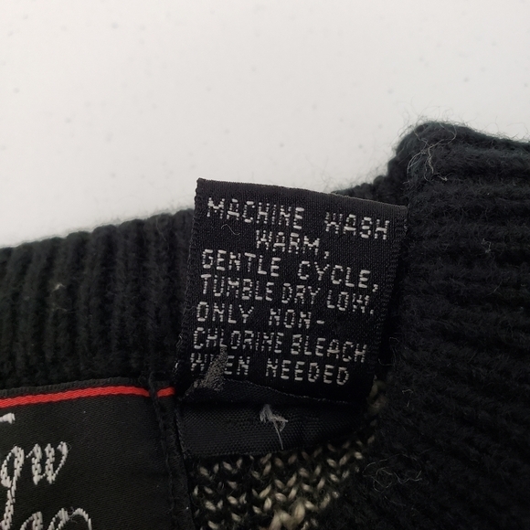 Rainbow Ridge Animal Print Acrylic Sweater Vintage Korea Womens Size Medium - Picture 6 of 6